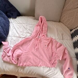 Very cropped champion hoodie